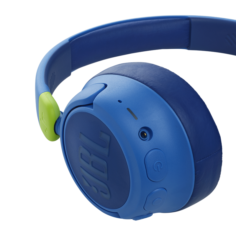 JBL JR 460NC - Blue - Wireless over-ear Noise Cancelling kids headphones - Detailshot 1 image number null